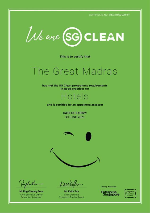 Madras Hotel@Tekka Сингапур Екстериор снимка